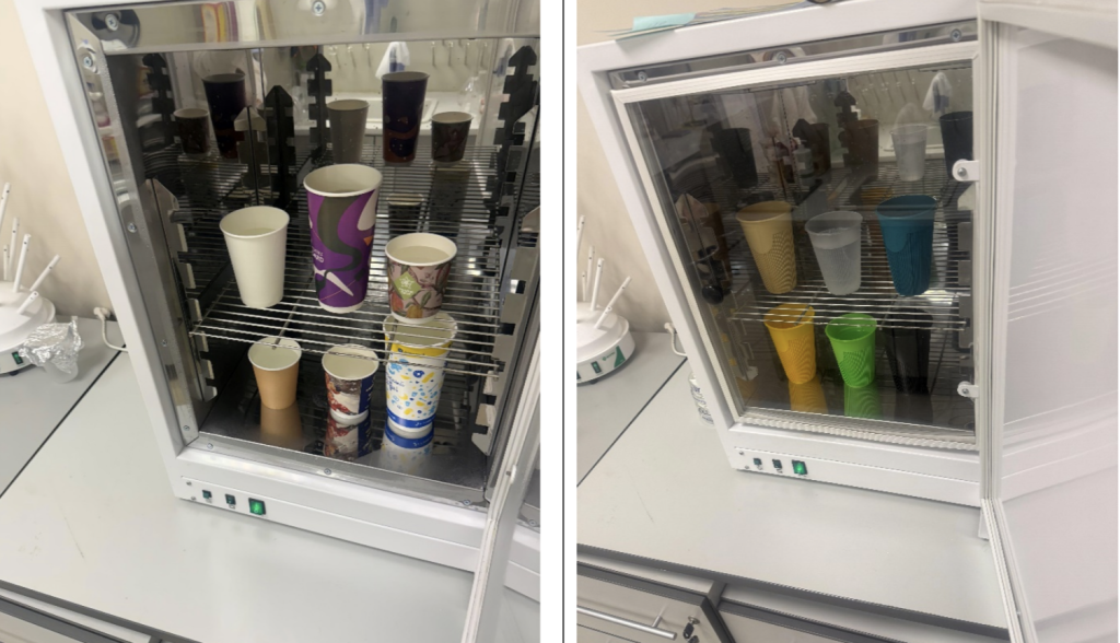 стаканчики в термостате