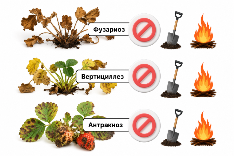 болезни клубники