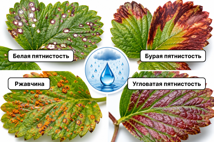 Пятна клубники