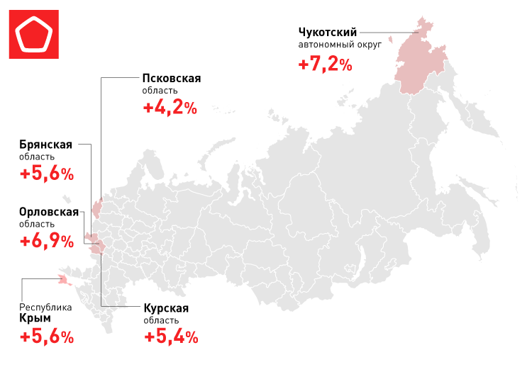 Регионы с ростом интереса к вину